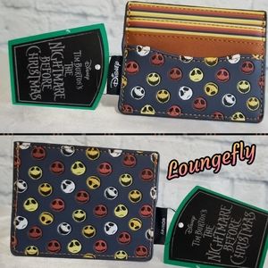 Loungefly Nightmare Before Christmas Jack Skellington Faces Cardholder Wallet